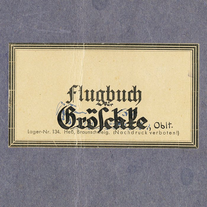 AQD1 Flugbuch to a Fallschirmjäger Ritterkreuz des Eisernen Kreuzes mit Eichenlaub recipient, dated 1937 and signed by both Koch and Becker — image 3