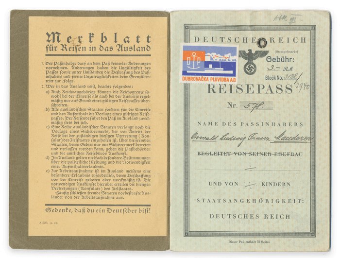 DJA3 Reisepass for a German national — image 3