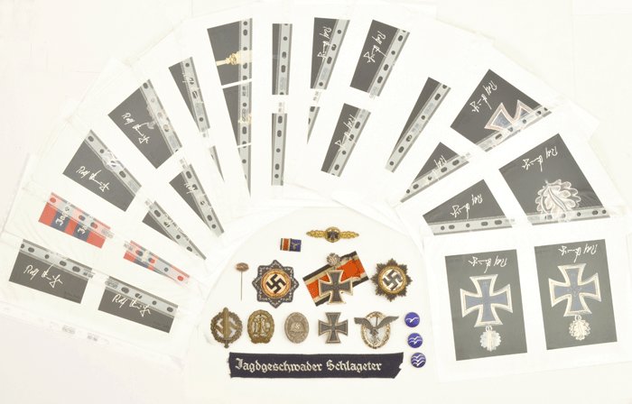 GMA2 Complete set of awards with documentation of Luftwaffe Eichenlaubträger Rolf-Günther Hermichen — image 14