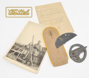 HJA9 Interesting grouping from a member of Rgt. 5 'Sturmregiment' …