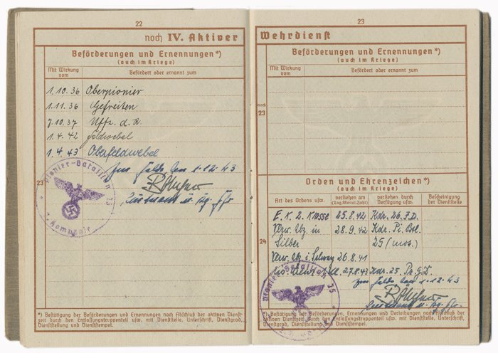 AHG5 Set of Wehrpass and other documents for Heer Pionier NCO fallen in Russia — image 8