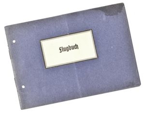 KOA3 Flugbuch book for parachute jumps at Stendal