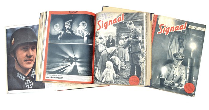 Three bound volumes of Signal magazine — image 4