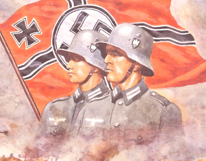 Colorful certificate of service for a Schütze in 4./I.R. 61 — image 3