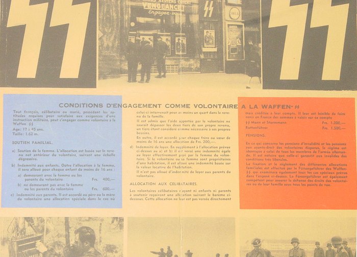 CH111 Poster for recruitment of French Waffen SS division — image 4