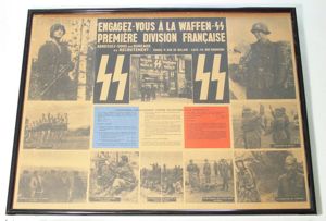 CH111 Poster for recruitment of French Waffen SS division