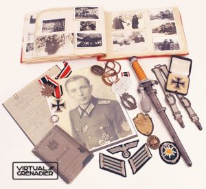 Lappland shield grouping of officer from Geb, Rgt. 206