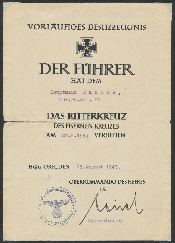 Soldbuch and document grouping for Heer Artillerie NCO Deutsches Kreuz in Gold recipient — image 4