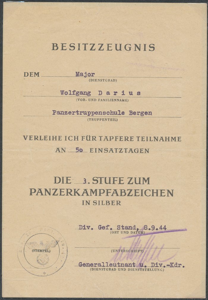 Soldbuch and document grouping for Heer Artillerie NCO Deutsches Kreuz in Gold recipient — image 5