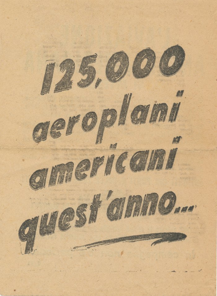 Allied leaflet warning Italian civilians of impending bombing attack — image 3