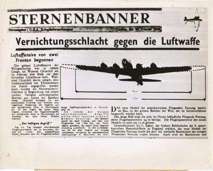 American press release photo of Allied propaganda leaflet — image 2