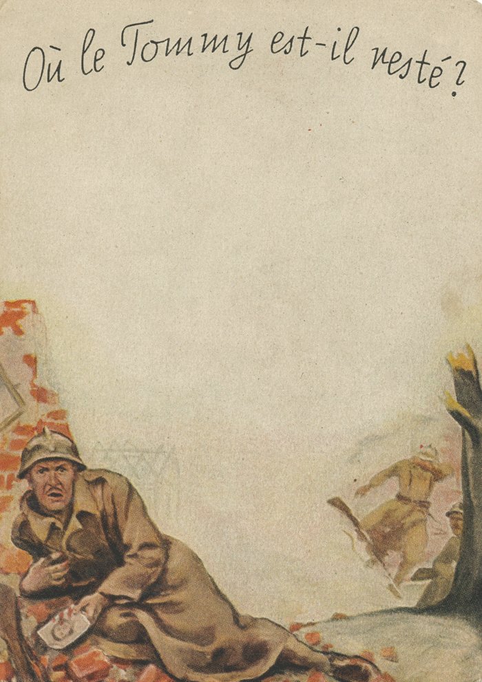 German propaganda cards for French troops — image 3
