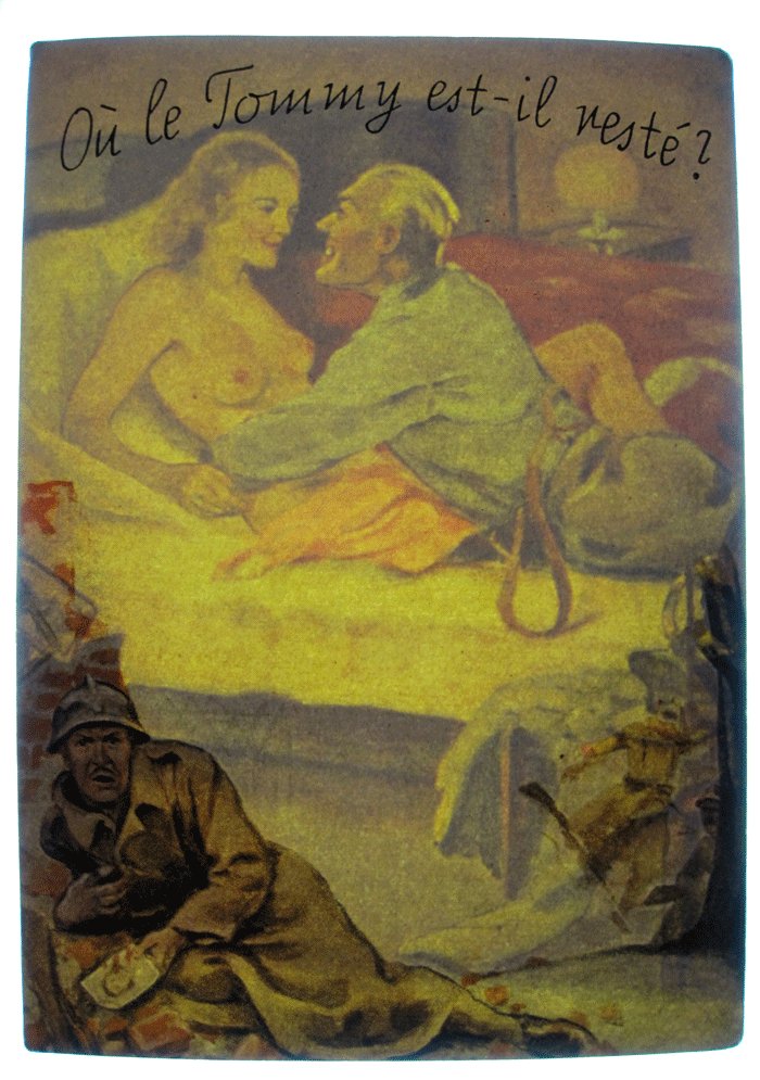 German propaganda cards for French troops — image 4