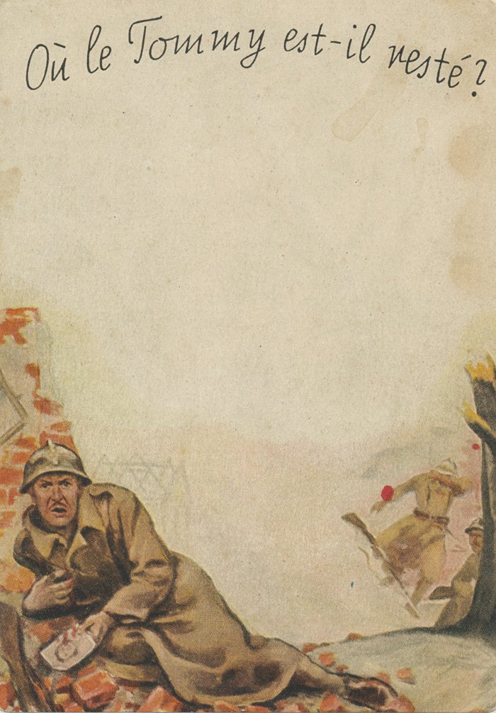 German propaganda cards for French troops — image 5
