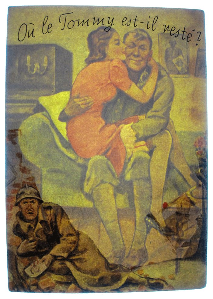 German propaganda cards for French troops — image 6