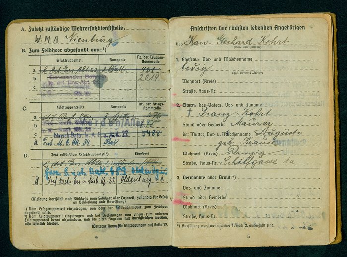 Soldbuch to Heer Kanonier killed in action — image 4