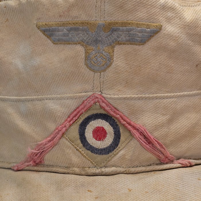 JKT1 Fantastic service worn Heer DAK Panzer EM M40 cap — image 7