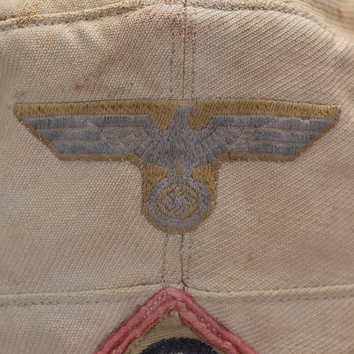 JKT1 Fantastic service worn Heer DAK Panzer EM M40 cap — image 8