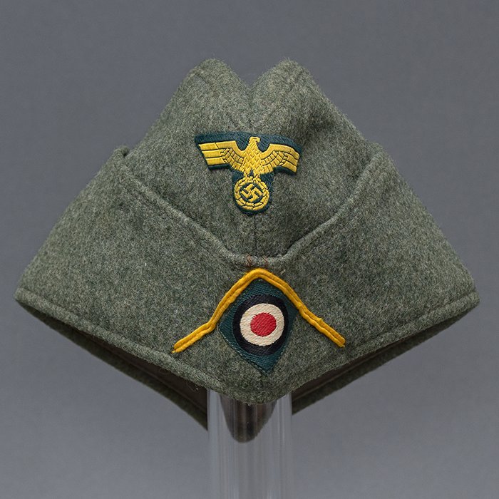 NSE8 Excellent early Kriegsmarine Coastal Artillery EM overseas cap — image 4