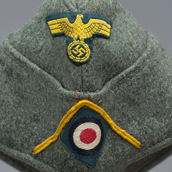 NSE8 Excellent early Kriegsmarine Coastal Artillery EM overseas cap — image 5
