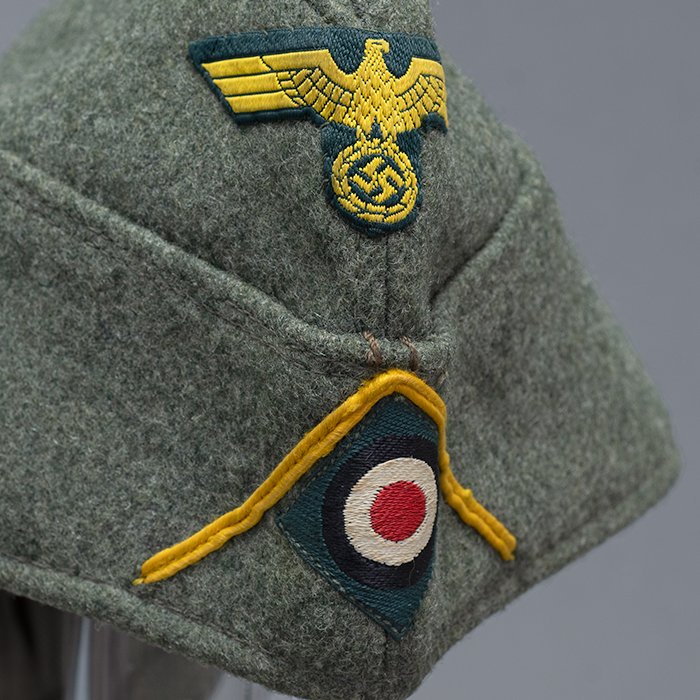 NSE8 Excellent early Kriegsmarine Coastal Artillery EM overseas cap — image 9