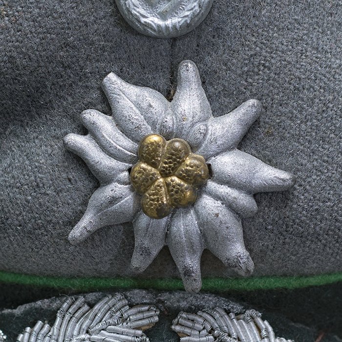 MKS5 Named Heer Gebirgsjäger officers visored cap as made by the Wilhelm Wellhausen firm — image 7