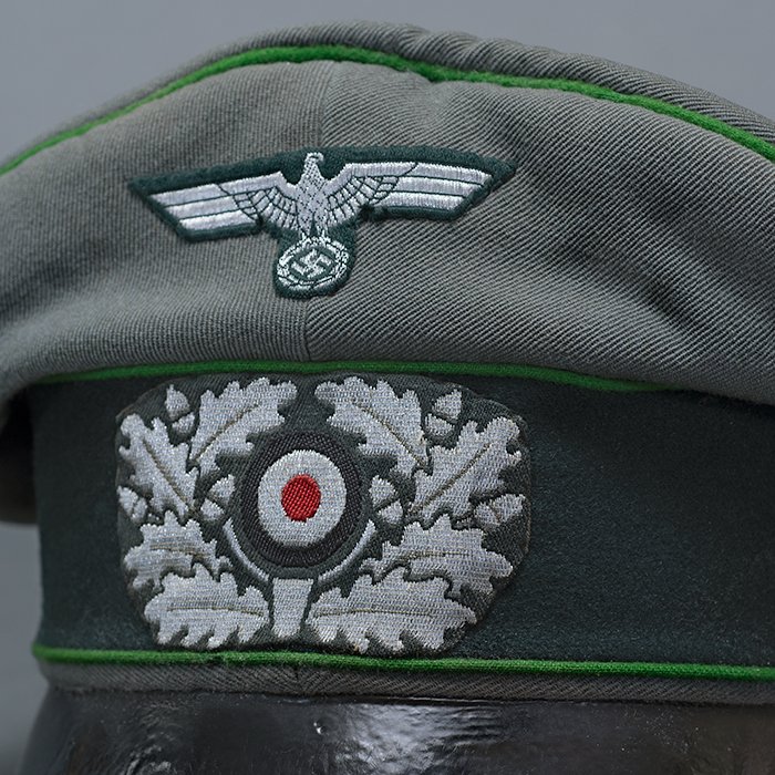 MKS4 Clemens Wagner made Heer Jäger officer's visored cap Alter Art — image 3