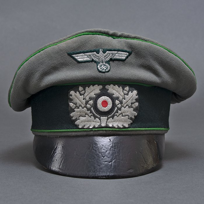MKS4 Clemens Wagner made Heer Jäger officer's visored cap Alter Art — image 4