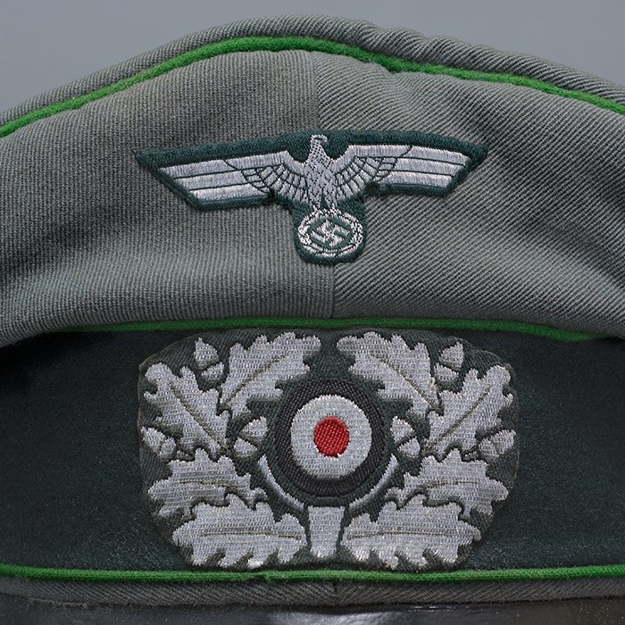 MKS4 Clemens Wagner made Heer Jäger officer's visored cap Alter Art — image 5