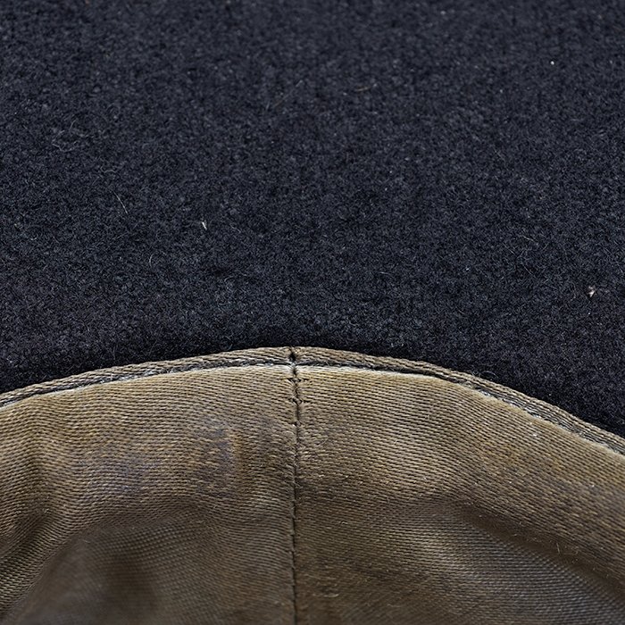 HCL25 Professionally restored Heer contract black Panzer EM M43 cap — image 18