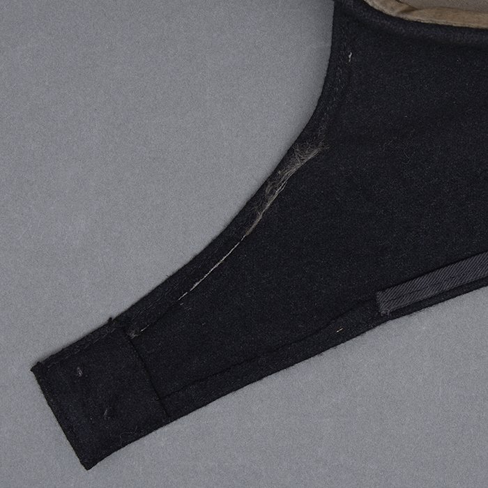 HCL25 Professionally restored Heer contract black Panzer EM M43 cap — image 22