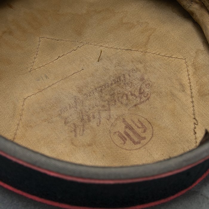 XBM17 Heer Panzer officer's visored cap manufactured by the firm of Hermann Potthoff, Coesfeld — image 16