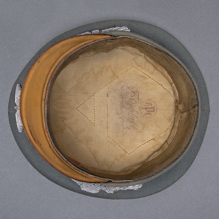 XBM17 Heer Panzer officer's visored cap manufactured by the firm of Hermann Potthoff, Coesfeld — image 19