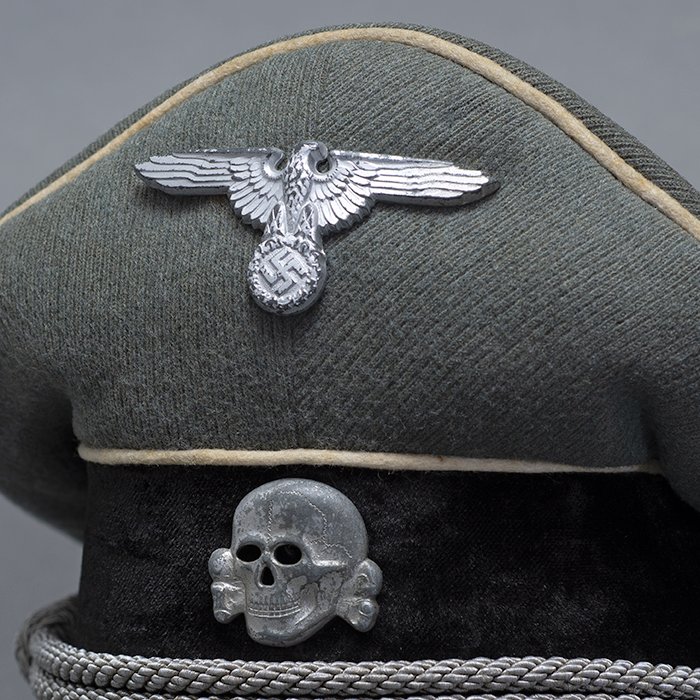DMI96 Appealing Waffen-SS officer's visored cap, new photos — image 3