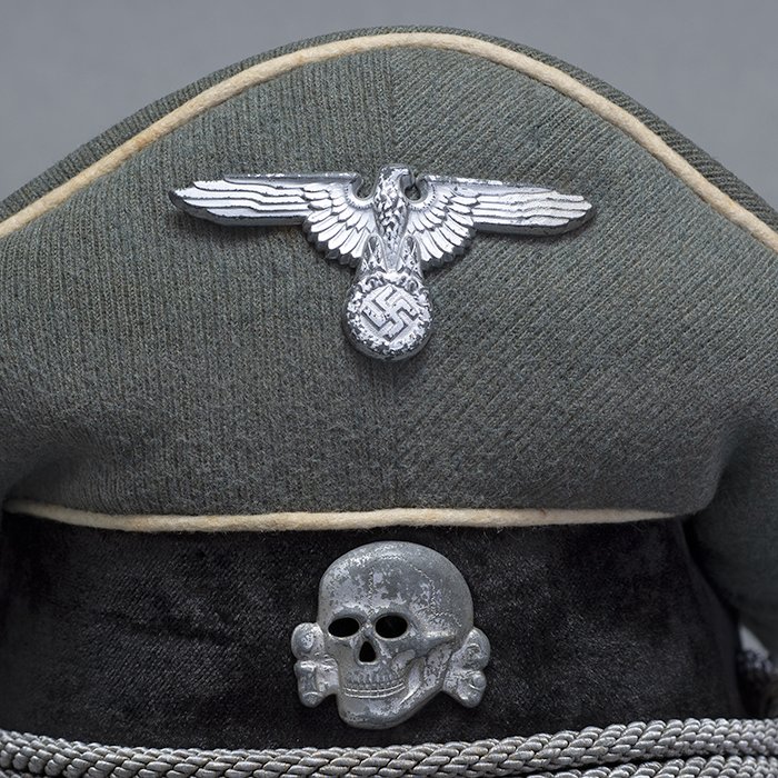 DMI96 Appealing Waffen-SS officer's visored cap, new photos — image 5