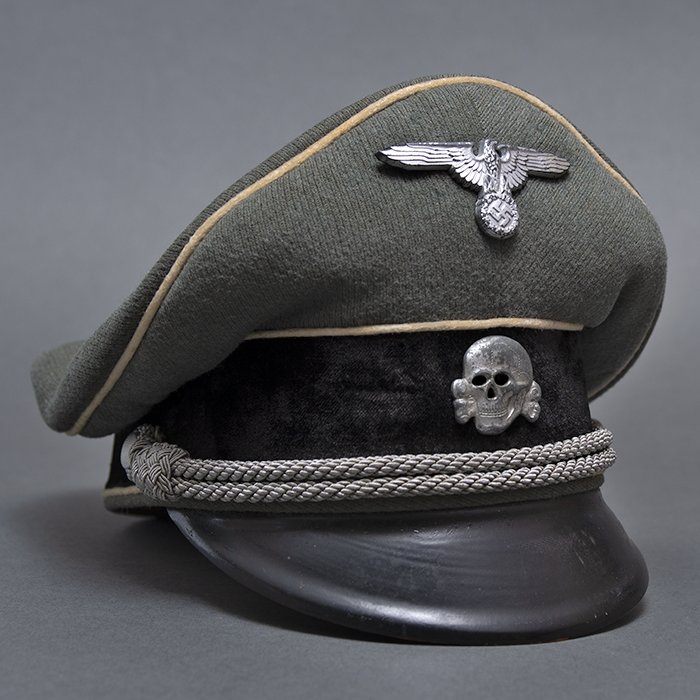 DMI96 Appealing Waffen-SS officer's visored cap, new photos — image 8