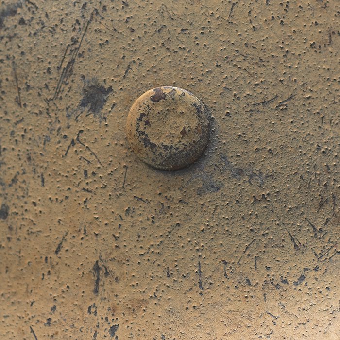 RH68 Luftwaffe M40 single decal tan camouflaged helmet — image 12