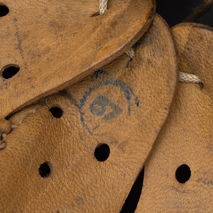 RH68 Luftwaffe M40 single decal tan camouflaged helmet — image 18