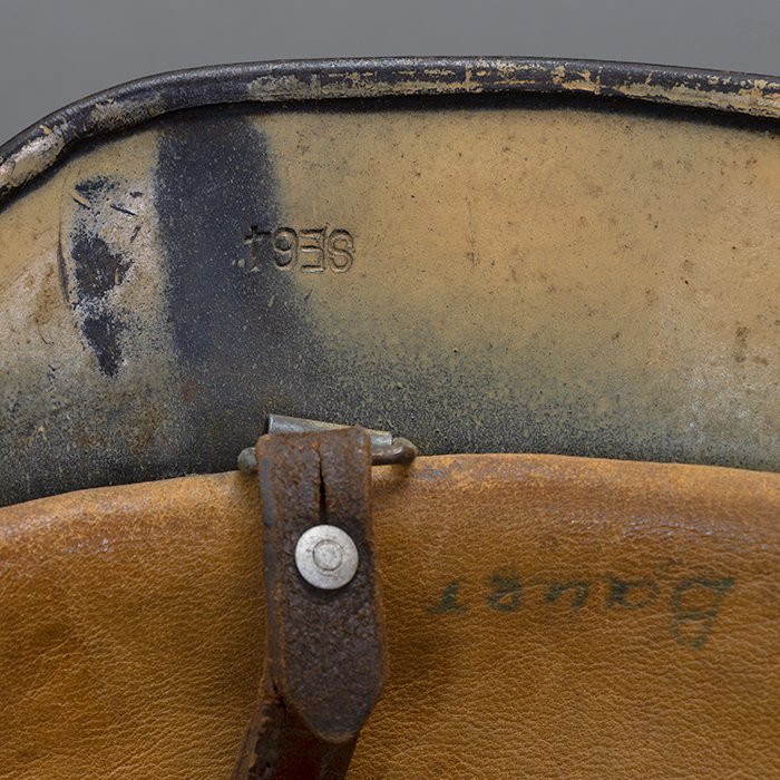 RH68 Luftwaffe M40 single decal tan camouflaged helmet — image 24