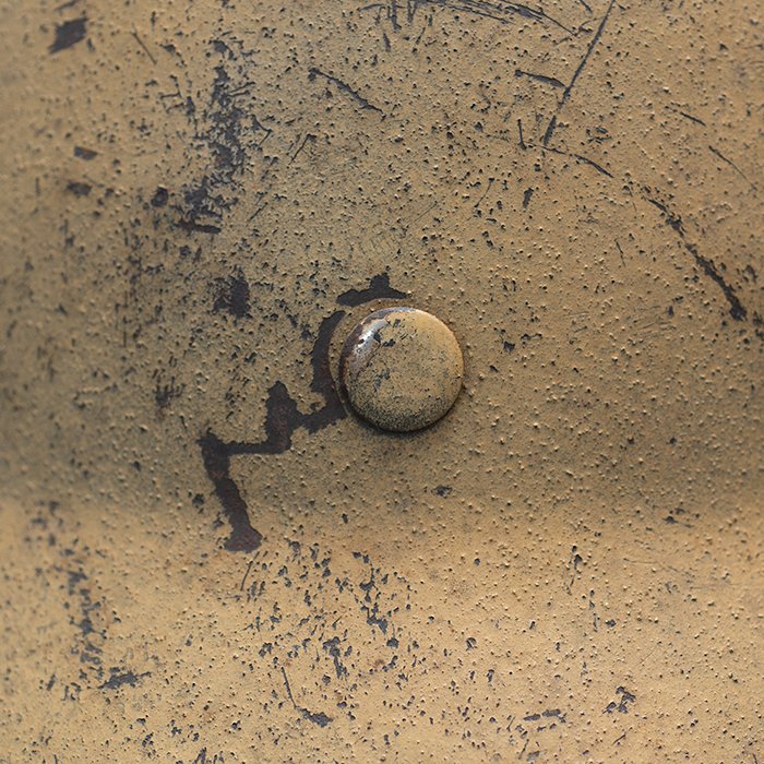 RH68 Luftwaffe M40 single decal tan camouflaged helmet — image 8