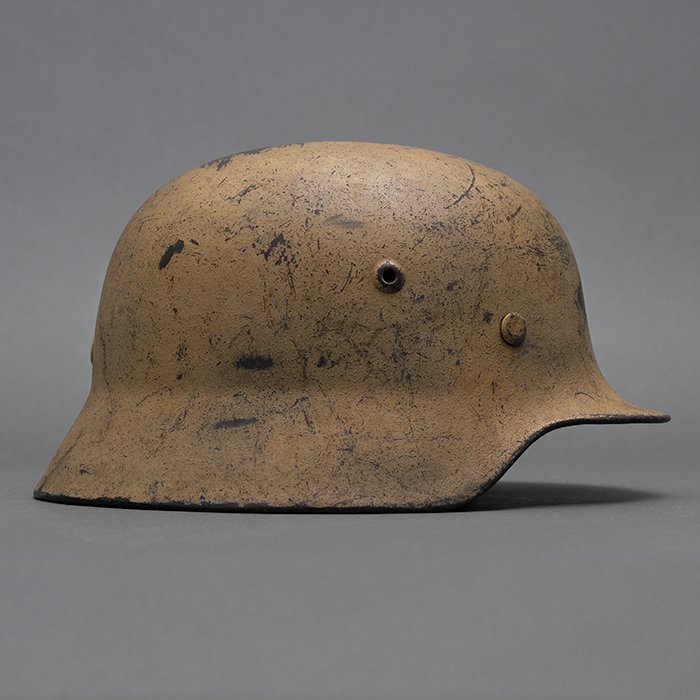 RH68 Luftwaffe M40 single decal tan camouflaged helmet — image 9