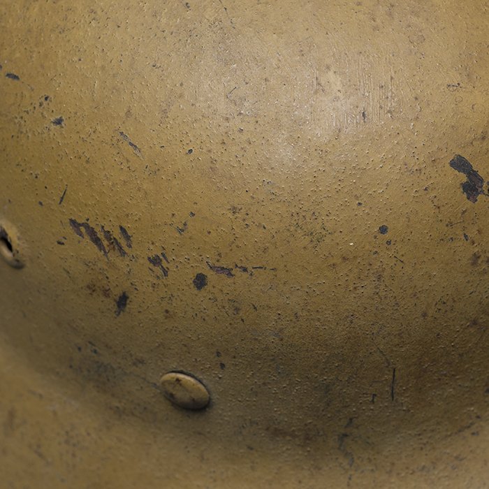 RH67 Top shelf Heer M40 single decal tan camouflaged helmet — image 12