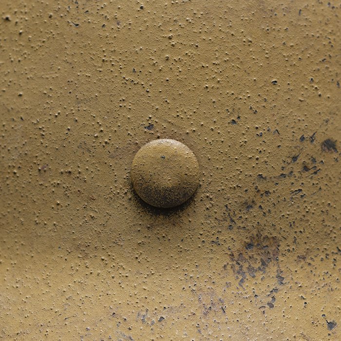 RH67 Top shelf Heer M40 single decal tan camouflaged helmet — image 13