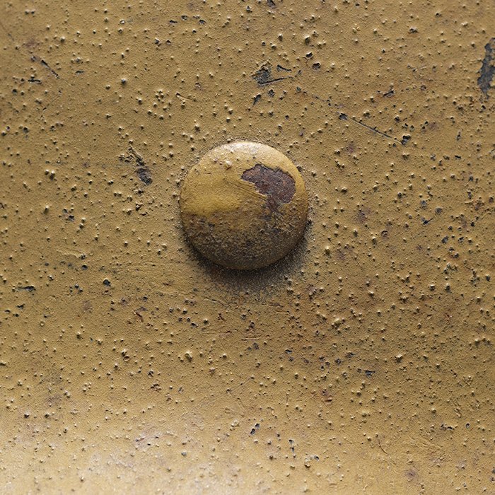 RH67 Top shelf Heer M40 single decal tan camouflaged helmet — image 6