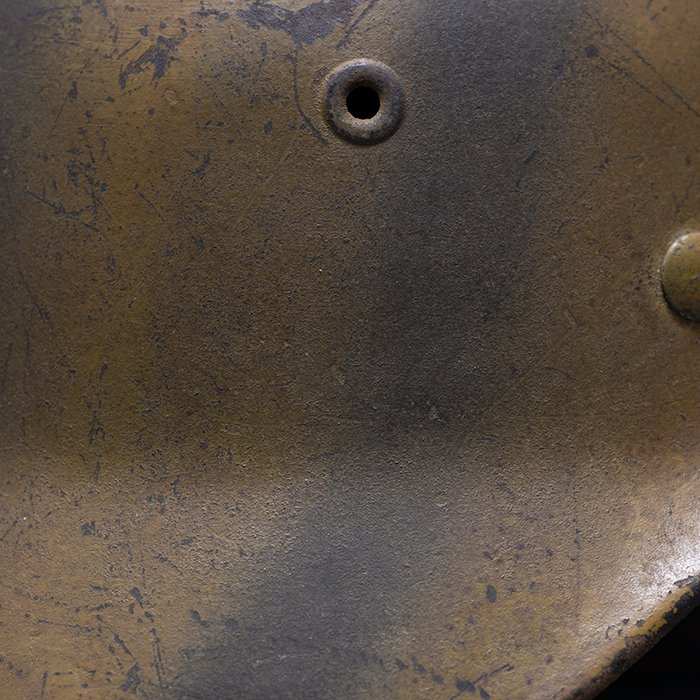 RH66 Striking Luftwaffe M40 single decal 'tiger striped' camouflaged helmet — image 10