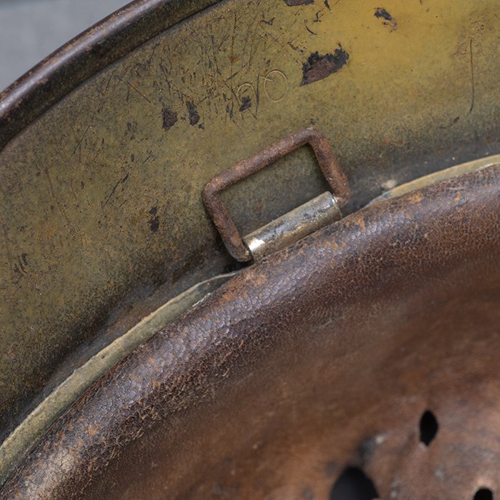 RH66 Striking Luftwaffe M40 single decal 'tiger striped' camouflaged helmet — image 22