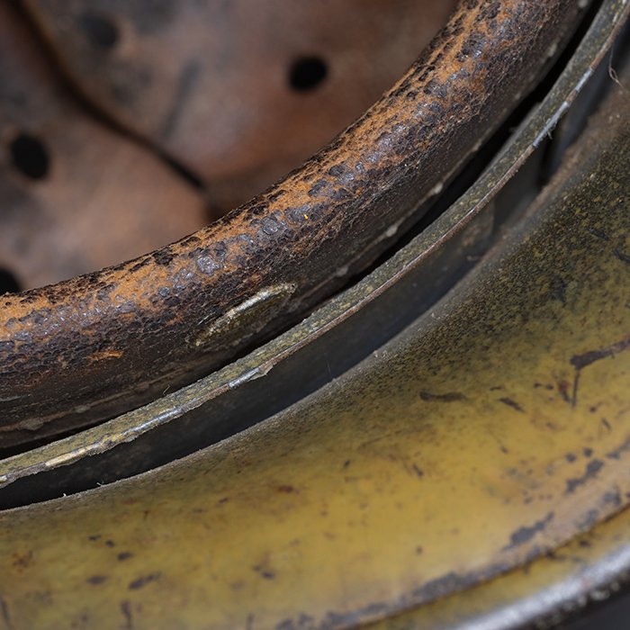 RH66 Striking Luftwaffe M40 single decal 'tiger striped' camouflaged helmet — image 25