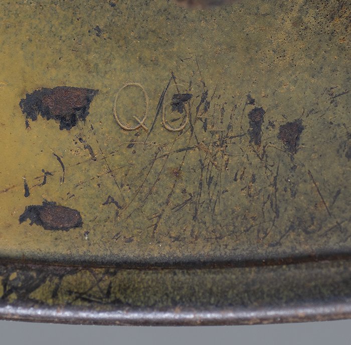 RH66 Striking Luftwaffe M40 single decal 'tiger striped' camouflaged helmet — image 31