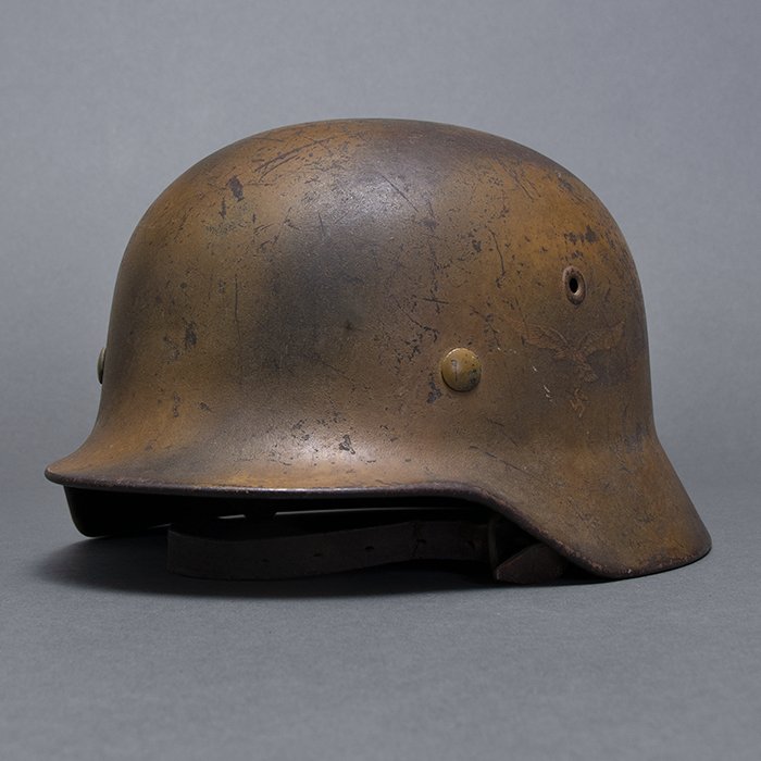 RH66 Striking Luftwaffe M40 single decal 'tiger striped' camouflaged helmet — image 5