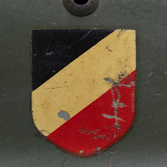 RH62 Rare Kriegsmarine M35 double decal helmet — image 13